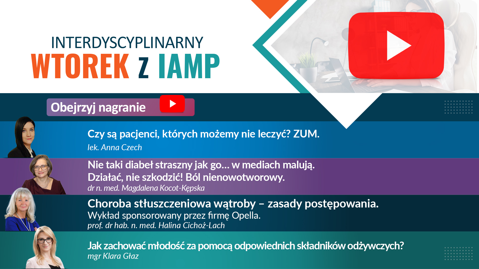 Nagranie - Interdyscyplinarny wtorek z IAMP 15.04.2025 r.